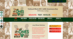 Desktop Screenshot of blackaidsday.org